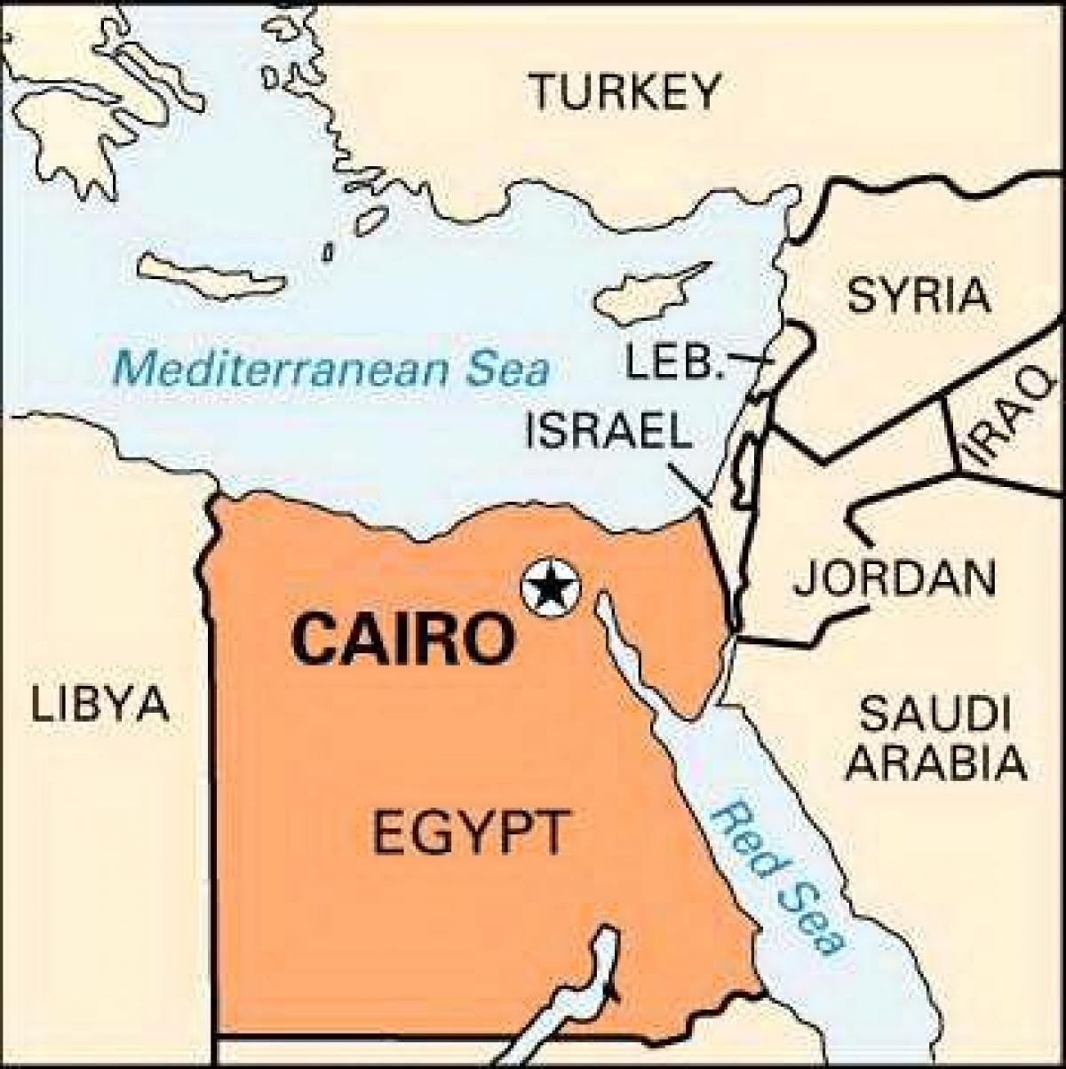 Kaart van caïro locatie