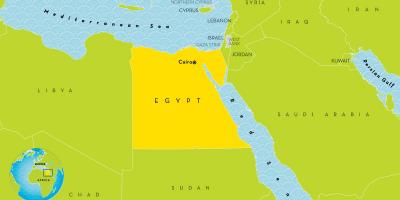 De hoofdstad van egypte kaart bekijken